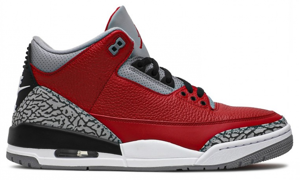 Air jordan 3 store all red